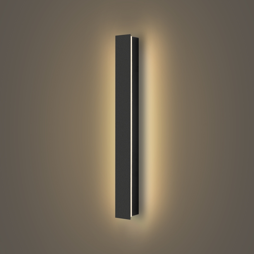 Brilagi - LED-Außenwandleuchte LINEAR LED/12W/230V 3000K IP65 50 cm schwarz