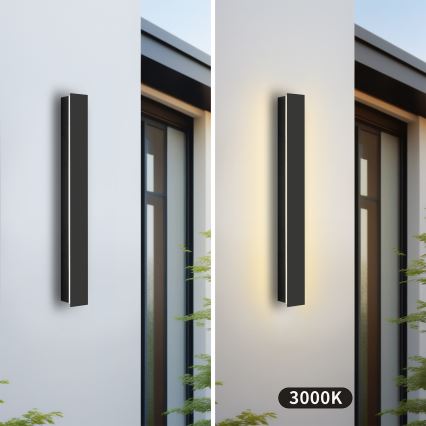 Brilagi - LED-Außenwandleuchte LINEAR LED/12W/230V 3000K IP65 50 cm schwarz