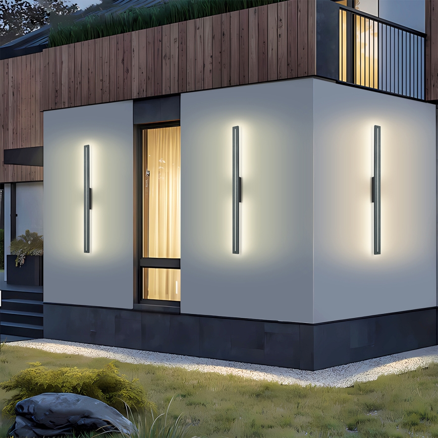 Brilagi - LED-Außenwandleuchte LINEO LED/24W/230V 4000 K IP65 100 cm Anthrazit