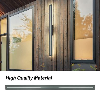 Brilagi - LED-Außenwandleuchte LINEO LED/24W/230V 4000 K IP65 100 cm Anthrazit