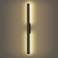Brilagi - LED-Außenwandleuchte LUNA LED/24W/230V 3000K IP65 100 cm schwarz