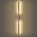 Brilagi - LED Außenwandleuchte LUNA LED/30W/230V 3000K IP65 150 cm braun CRI 90
