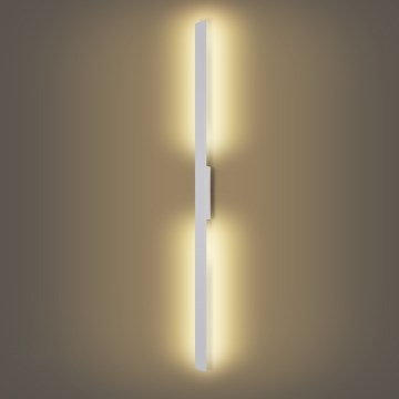 Brilagi - LED-Außenwandleuchte LUNA LED/30W/230V 3000K IP65 150 cm weiß CRI 90