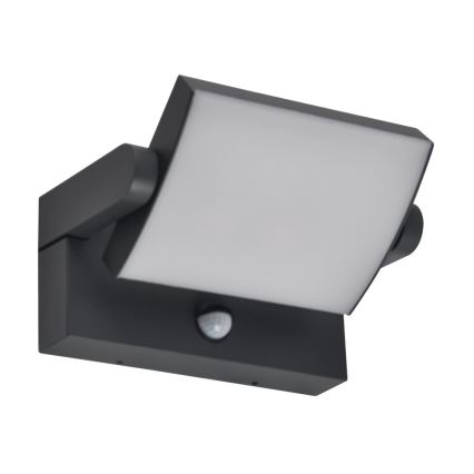 Brilagi - LED Außenwandleuchte mit Sensor ANKLE LED/18W/230V 3000K IP65 Anthrazit