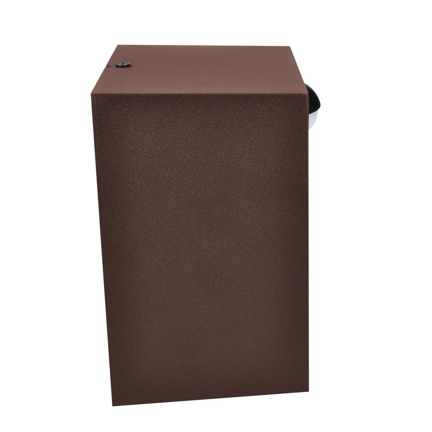 Brilagi - LED-Außenwandleuchte mit Sensor TERNI LED/12W/230V braun IP44