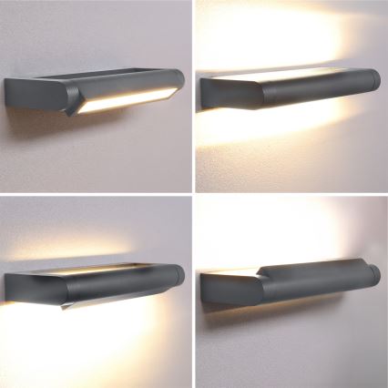 Brilagi - LED-Außenwandleuchte SALERNO LED/12W/230V 35,5 cm anthrazit IP65