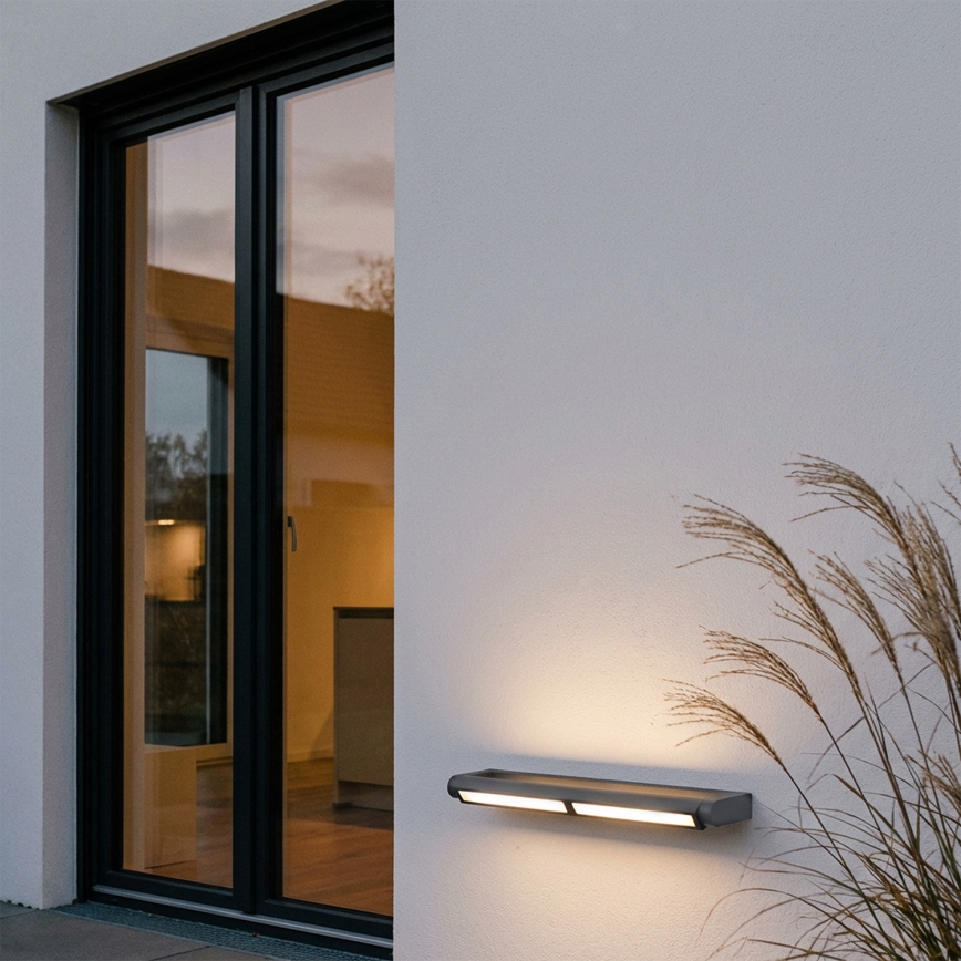Brilagi - LED-Außenwandleuchte SALERNO LED/24W/230V 66 cm Anthrazit IP65