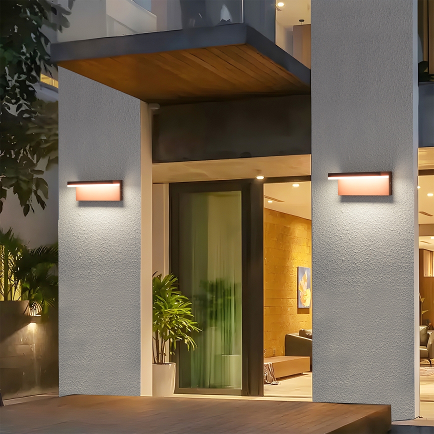 Brilagi - LED Außenwandleuchte TESSI LED/10W/230V braun IP54