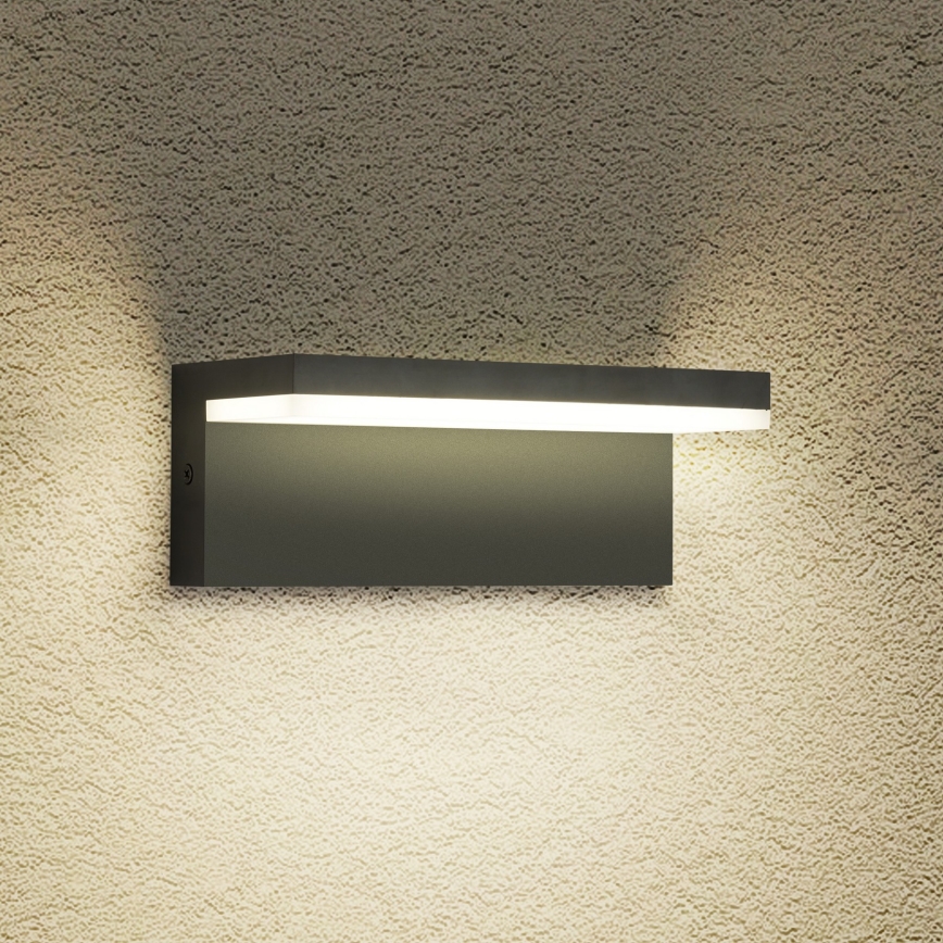 Brilagi - LED-Außenwandleuchte TESSI LED/10W/230V schwarz IP54