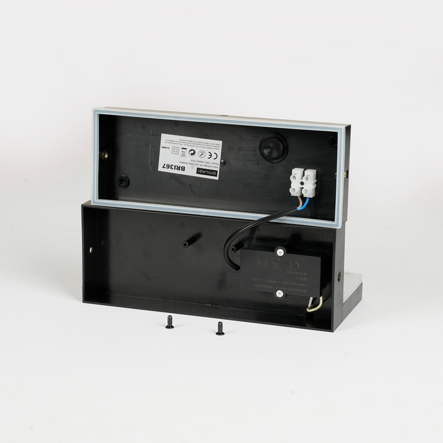 Brilagi - LED-Außenwandleuchte mit Sensor TESSI LED/10W/230V schwarz IP54