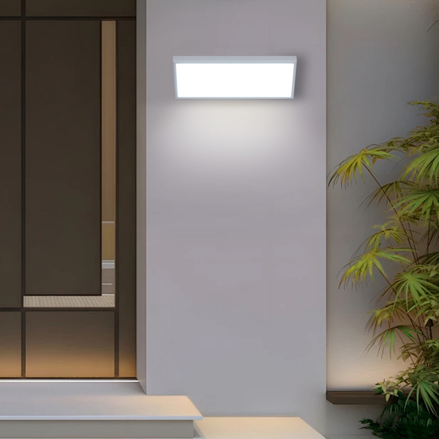 Brilagi - LED-Außenwandleuchte TRIANGLE LED/42W/230V 45 cm weiß IP65