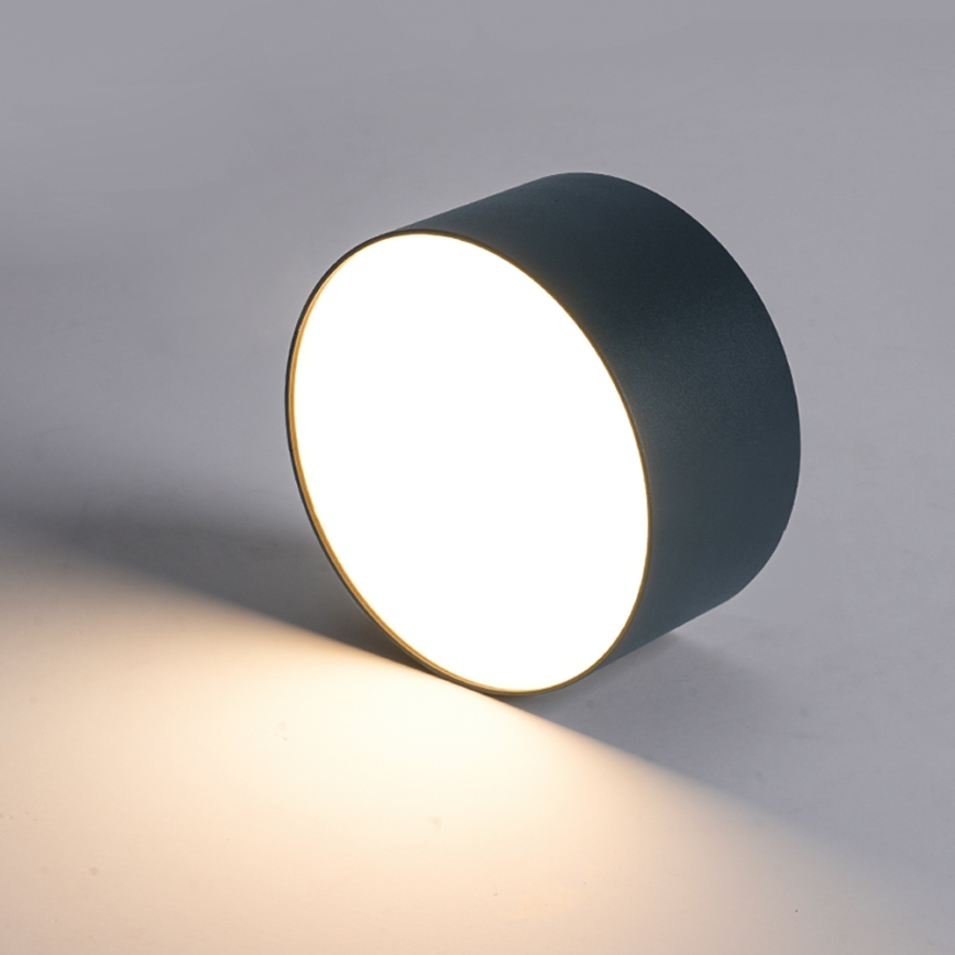 Brilagi - LED-Badezimmer-Deckenleuchte FORIS LED/20W/230V Ø 15 cm Anthrazit IP44