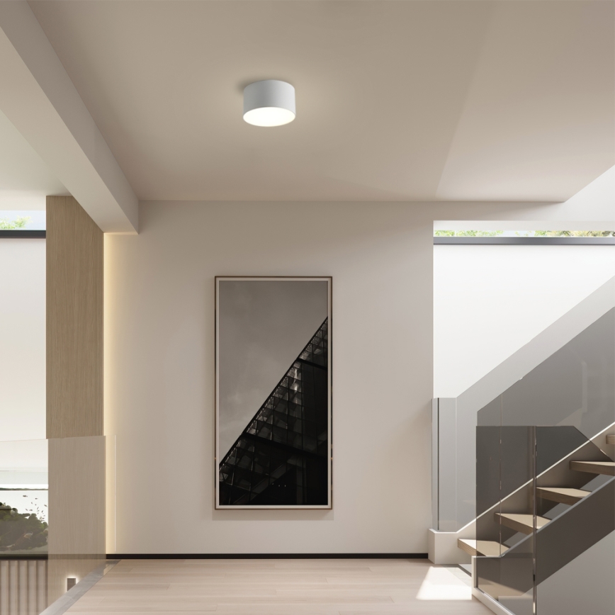 Brilagi - LED-Badezimmer-Deckenleuchte FORIS LED/9W/230V Ø 9 cm weiß IP44