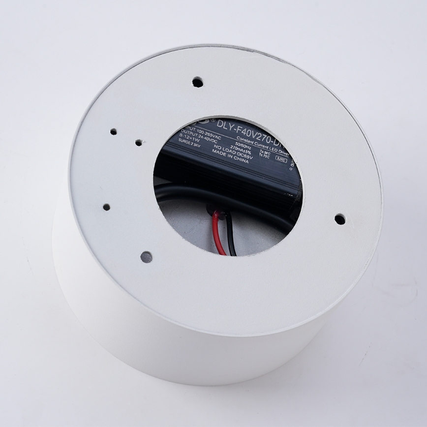 Brilagi - LED-Badezimmer-Deckenleuchte FORIS LED/9W/230V Ø 9 cm weiß IP44