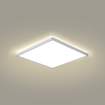 Brilagi - LED-Badezimmer-Deckenleuchte ULTRA SLIM LED/18W/230V 30x30 cm Silber IP54