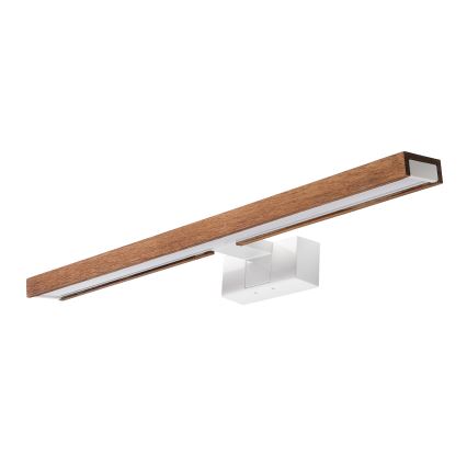 Brilagi - LED-Badezimmer-Spiegelleuchte 3-in-1 WOODY MIRROR LED/12W/230V 60 cm IP44 weiß/Eiche-Kirsche