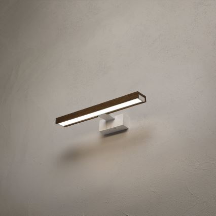Brilagi - LED-Badezimmer-Spiegelleuchte 3-in-1 WOODY MIRROR LED/8W/230V 40 cm IP44 weiß/Eiche