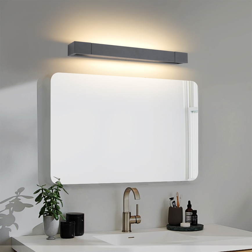 Brilagi - AQUA LINE LED-Spiegelbeleuchtung für das Badezimmer LED/12W/230V 45 cm IP44 Anthrazit CRI 90