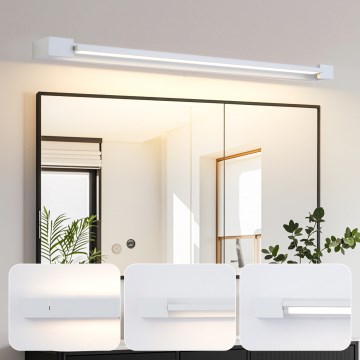 Brilagi - LED-Badezimmer-Spiegelbeleuchtung AQUA LINE LED/24W/230V 90 cm IP44 weiß CRI 90