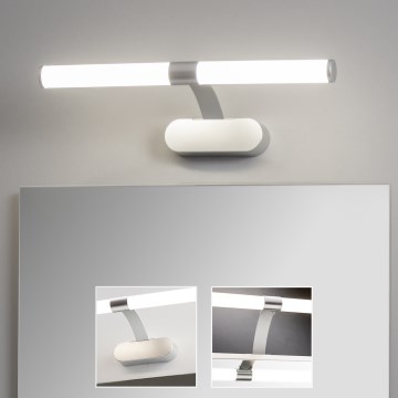 Brilagi - LED-Badezimmer-Spiegelleuchte 2-in-1 TUBEO LED/6W/230V 40 cm IP44 silber