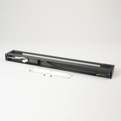 Brilagi - LED-Badezimmer-Spiegelleuchte AQUA LINE LED/18W/230V 60 cm IP44 anthrazit CRI 90