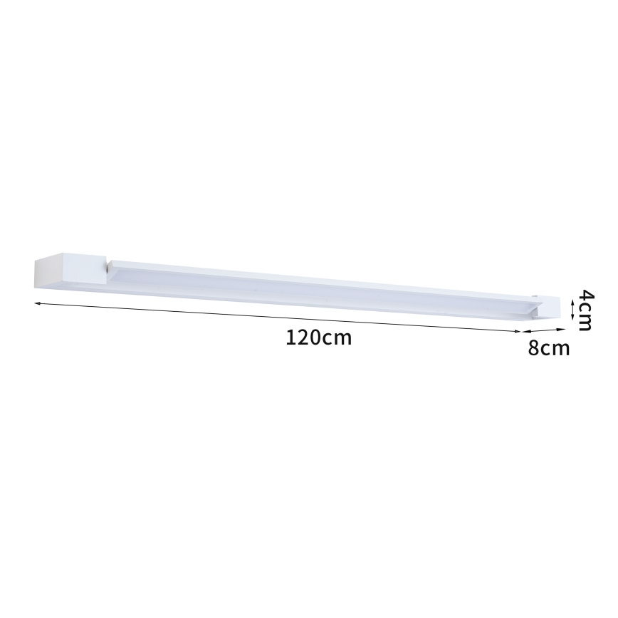 Brilagi - LED-Badspiegelbeleuchtung AQUA LINE LED/36W/230V 120 cm IP44 weiß CRI 90