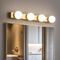Brilagi - LED Badezimmer-Spiegelleuchte HOLLYWOOD 4xLED/3W/230V 53 cm IP44 gold