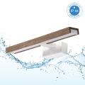 Brilagi - LED-Badezimmer-Spiegelleuchte WOODY MIRROR 3-in-1 LED/8W/230V 40 cm IP44 Weiß/Eiche