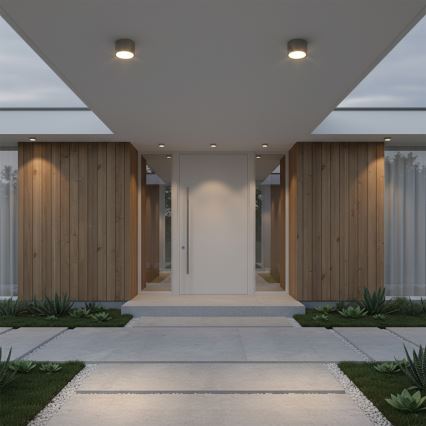 Brilagi - LED Badezimmer-Spot SMOOTH 1xGX53/15W/230V Anthrazit IP65