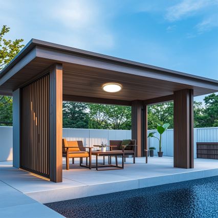 Brilagi - LED-Badezimmer-Deckenleuchte ULTRA SLIM LED/18W/230V Ø 30 cm gold IP54