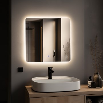 Brilagi - LED-Badspiegel COMO LED/24W/230V 60x60 cm IP44 CRI 90 dimmbar + CCT