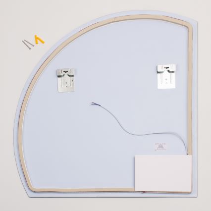 Brilagi - LED Badezimmerspiegel QUARTIERE LED/25W/230V 70x75 cm IP44 CRI 90 dimmbar + CCT