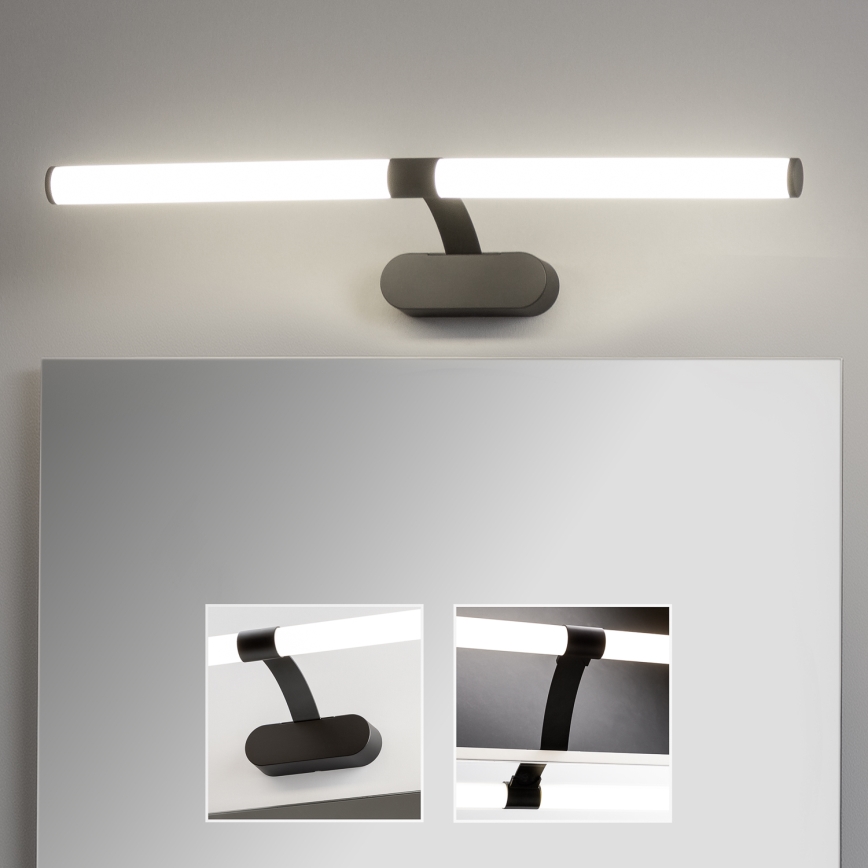 Brilagi - LED-Badspiegelbeleuchtung 2-in-1 TUBEO LED/8W/230V 60 cm IP44 schwarz