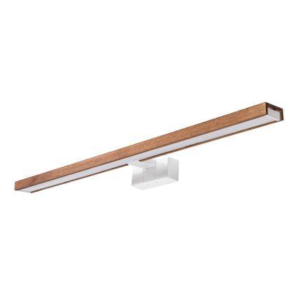 Brilagi - LED-Badezimmer-Spiegelleuchte 3-in-1 WOODY MIRROR LED/15W/230V 80 cm IP44 weiß/Eiche-Kirsche