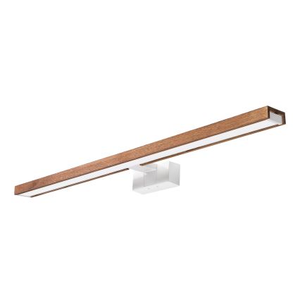 Brilagi - LED-Badezimmer-Spiegelleuchte 3-in-1 WOODY MIRROR LED/15W/230V 80 cm IP44 weiß/Eiche-Kirsche