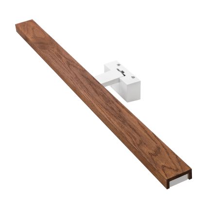 Brilagi - LED-Badezimmer-Spiegelleuchte 3-in-1 WOODY MIRROR LED/15W/230V 80 cm IP44 weiß/Eiche-Kirsche