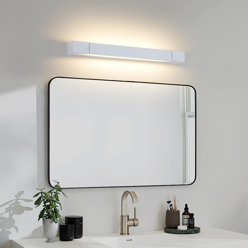 Brilagi - LED-Spiegelleuchte für Badezimmer AQUA LINE, 12 W, 230 V, 45 cm, IP44, weiß, CRI 90