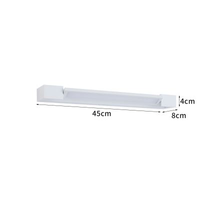 Brilagi - LED-Spiegelleuchte für Badezimmer AQUA LINE, 12 W, 230 V, 45 cm, IP44, weiß, CRI 90