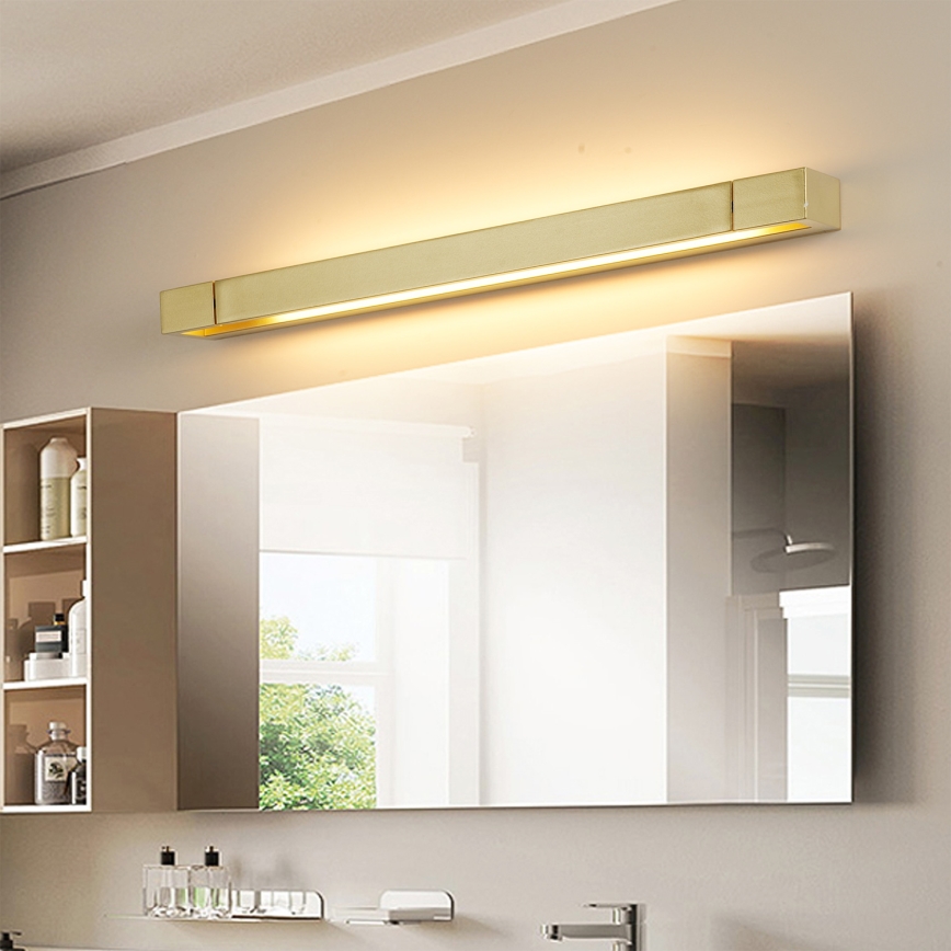 Brilagi - LED-Badspiegelleuchte AQUA LINE LED/18W/230V 60 cm IP44 goldfarben