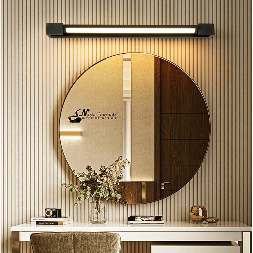 Brilagi - LED-Spiegelleuchte AQUA LINE LED/18W/230V 60 cm IP44 schwarz CRI 90