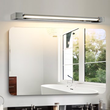 Brilagi - LED-Badspiegelleuchte AQUA LINE LED/24W/230V 90 cm IP44 Hochglanzchrom CRI 90