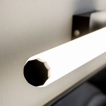 Brilagi - DIANA LED-Badspiegelleuchte, 10 W, 230 V, 60 cm, IP44, schwarz