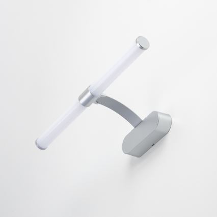 Brilagi - LED-Badezimmer-Spiegelleuchte 2-in-1 TUBEO LED/6W/230V 40 cm IP44 silber
