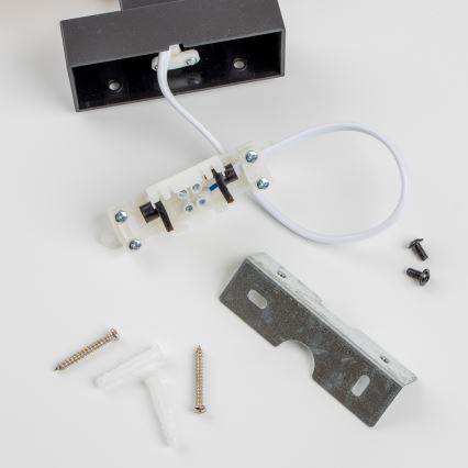 Brilagi - LED-Badezimmerspiegelbeleuchtung WOODY MIRROR LED/8W/230V 40 cm IP44 Eiche Nussbaum/Schwarz