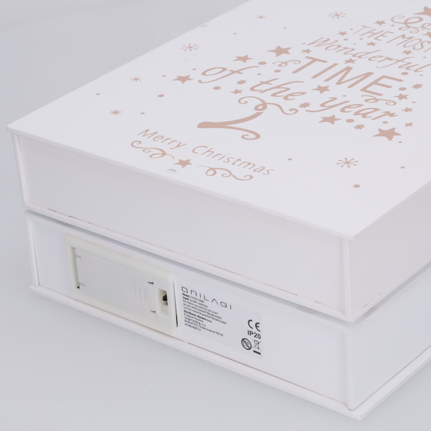 BRILAGI - LED Calendrier de l'Avent LED/2xAA
