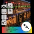 BRILAGI - LED catena luminosa natalizia da esterno 200xLED/3,6W/8 funzioni 13x0,4m IP44 multicolore