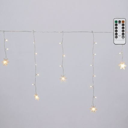 BRILAGI - LED Catena luminosa natalizia per esterni 60xLED/6W/6x0,7m IP44 bianco caldo