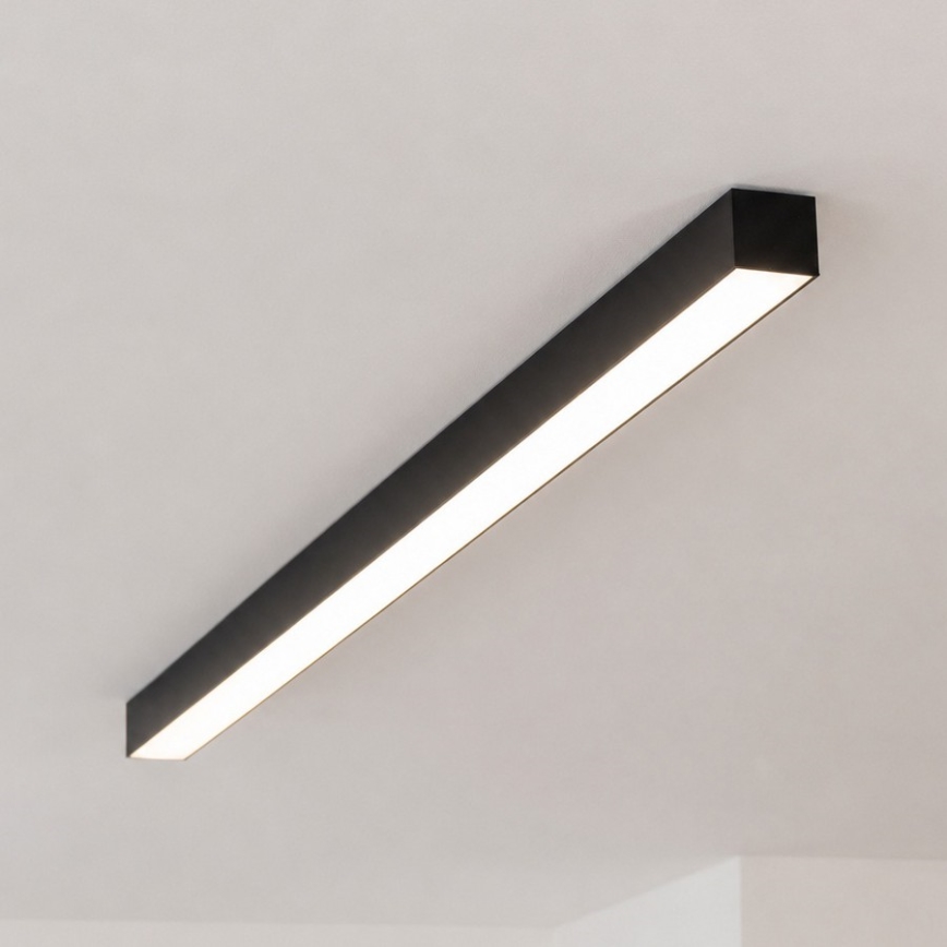 Brilagi - LED-Deckenaufbauleuchte FULLDAY LED/20/30/40W/230V 2700/4000/6000K 120 cm UGR19 schwarz