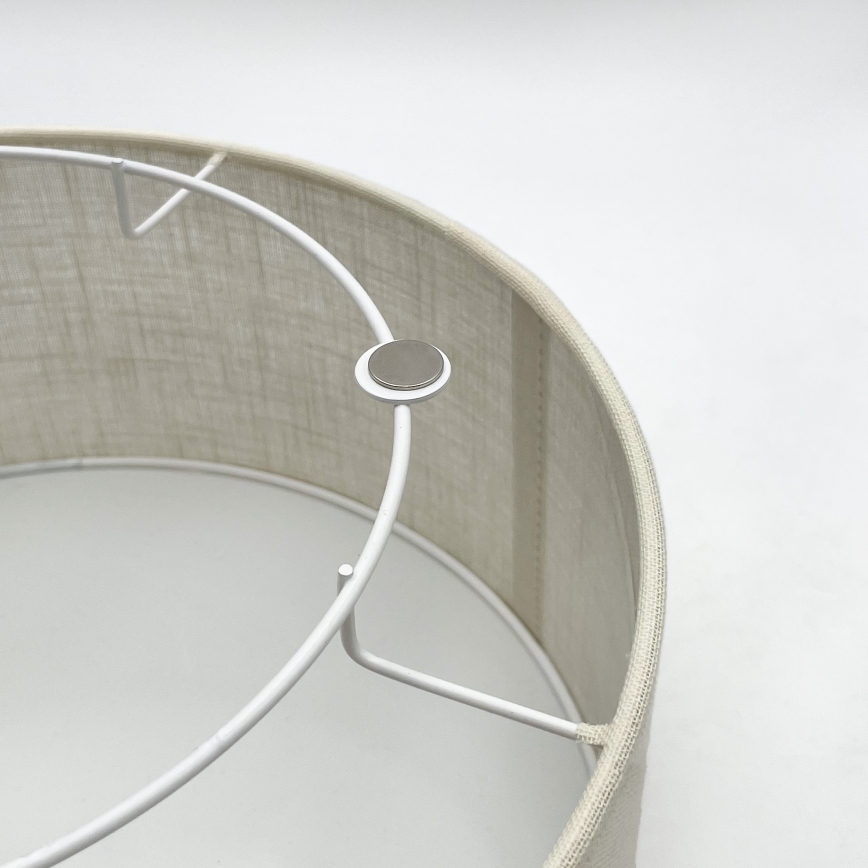 Brilagi - LED Deckenleuchte BELLADONNA 1xE27/15W/230V d 30 cm cremefarben/Eiche