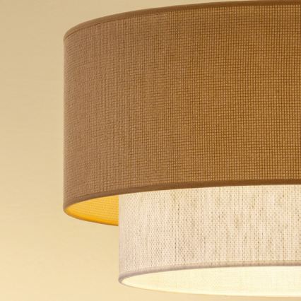Brilagi - LED-Deckenleuchte BOHO ECO 1xE27/10W/230V Ø 40 cm beige/creme